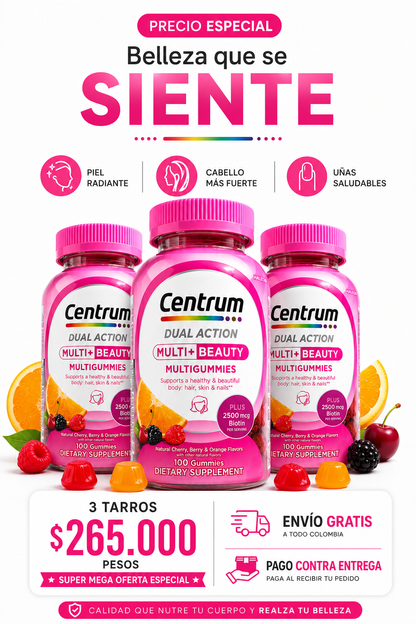 Centrum Dual action 100 gummies