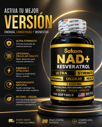 Nad + Resveratrol Satoomi 100caps