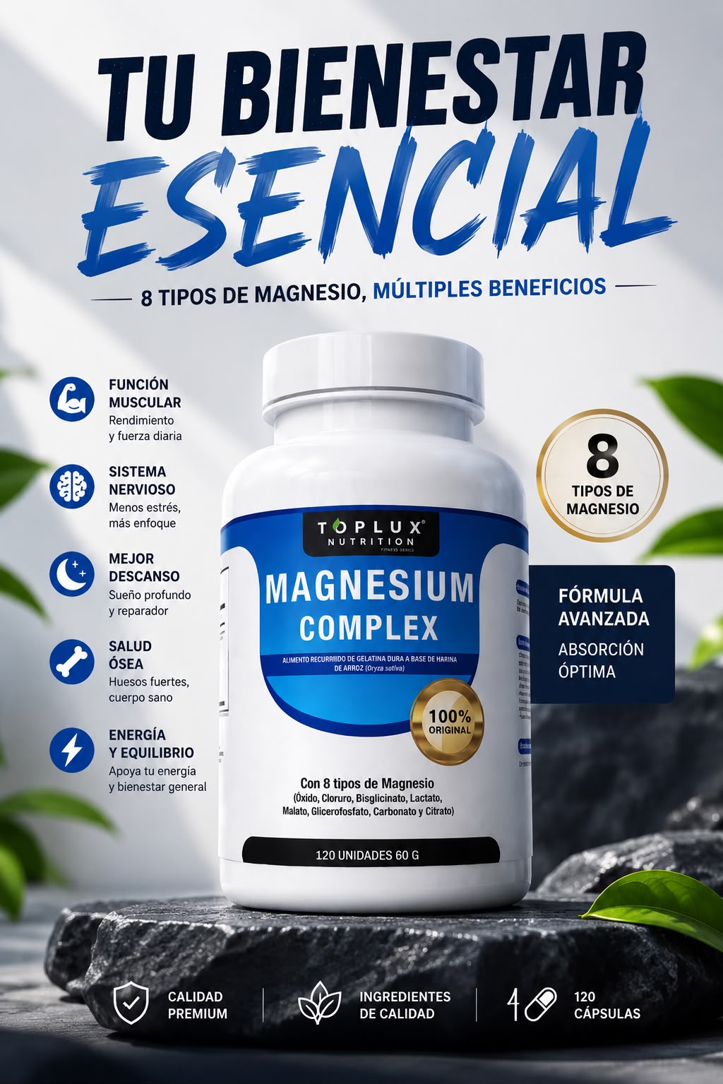 Magnesium complex 120 caps