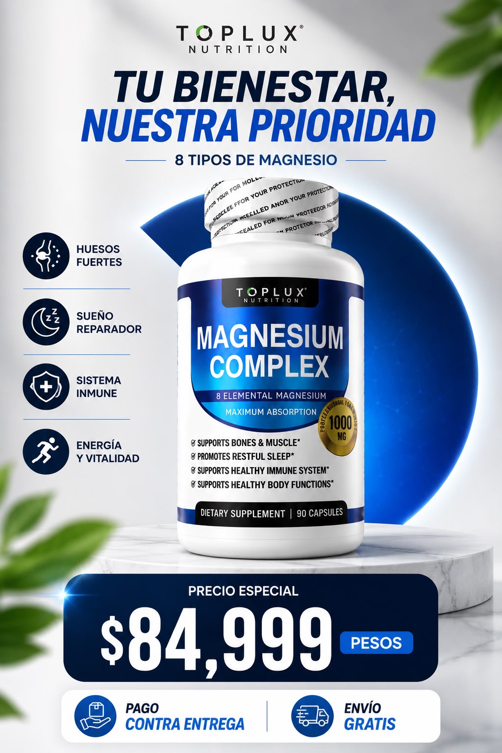 Magnesium complex 90 caps