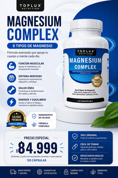 Magnesium complex 120 caps